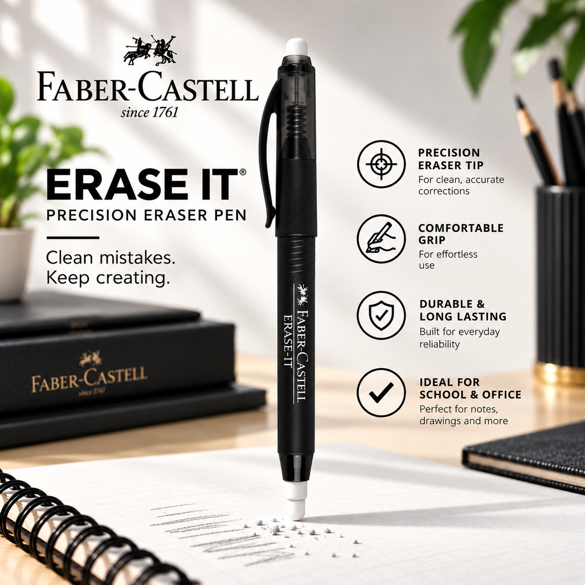 Faber-Castell Erasable Gel Roller 0.7mm